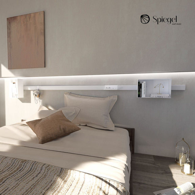 In the bedroom, the Metal Beam is perfect for those seeking practicality without compromising style. Its versatility allows for the integration of accessories or the creation of customized solutions to optimize space, keeping the environment organized and modern