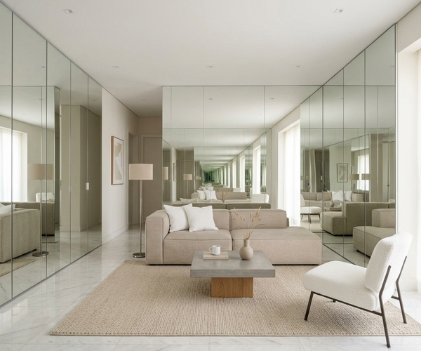 Mirrored Wall Cladding: Benefits, Ideas and Prices | Spiegel and More
