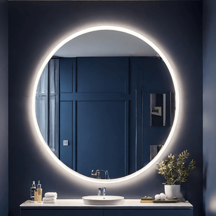 Frameless Wall Mirrors with LED