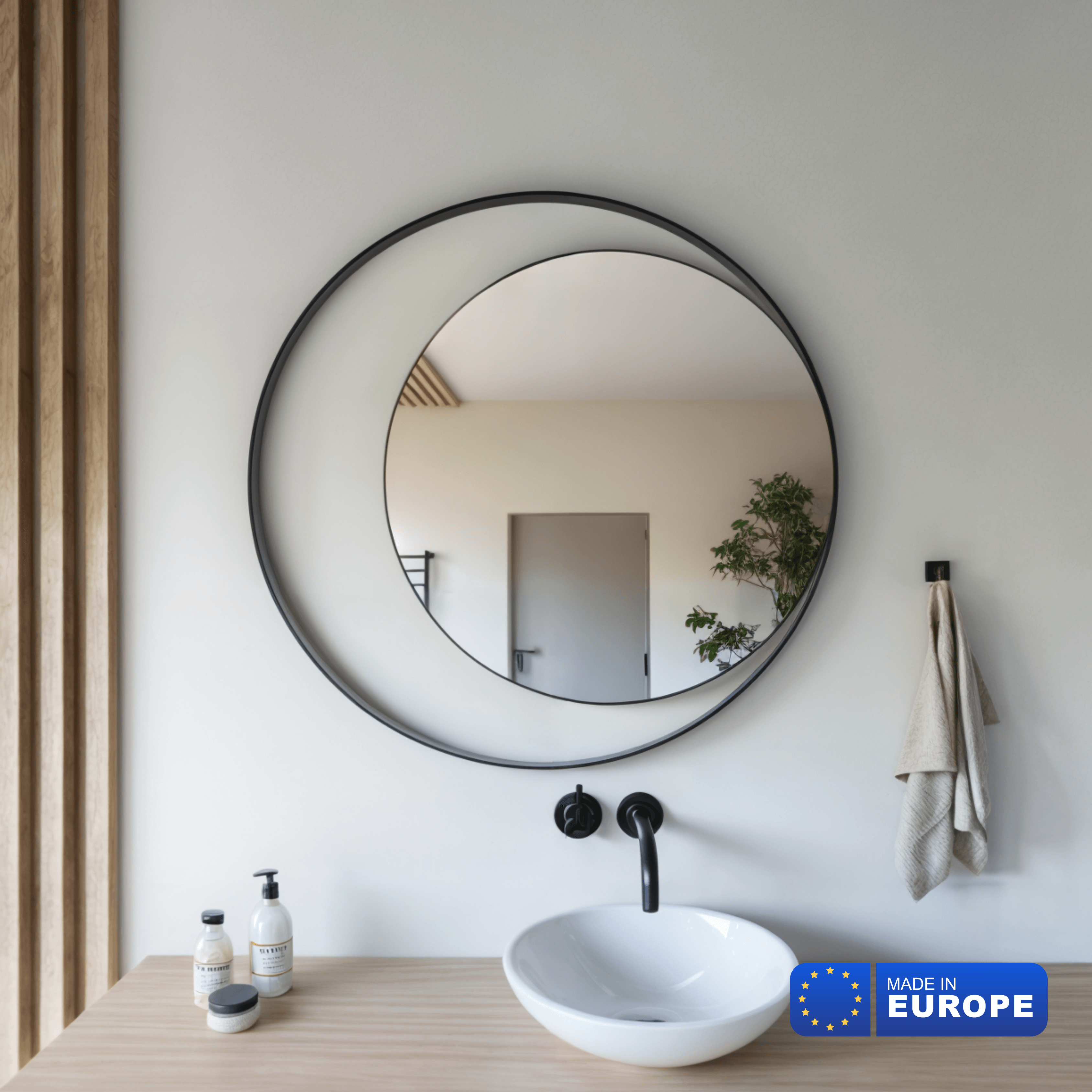 West Elm Half-Moon Metal Wall Mirror - Large West Elm Half-Moon Metal Wall Mirror - Large