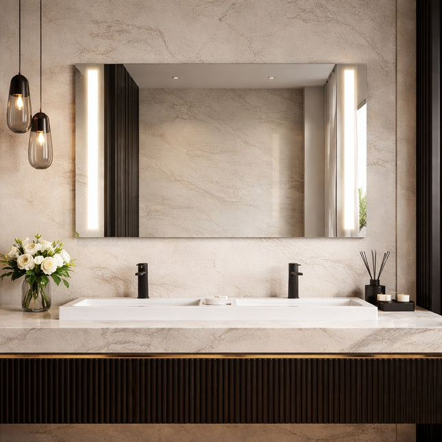 Rise Bathroom Mirror With or Without LED – Elegance and Functionality