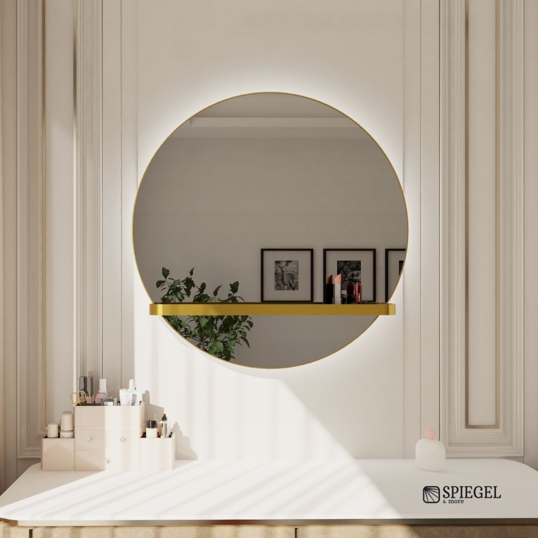 MEETDH Specchio rotondo 91,4 cm, nero specchio da bagno 91,4 cm, circolare da parete, grande specchio in metallo, specchio decorativo da parete per camera da letto, soggiorno MEETDH Specchio rotondo 91,4 cm, nero specchio da bagno 91,4 cm, circolare da parete, grande specchio in metallo, specchio decorativo da parete per camera da letto, soggiorno