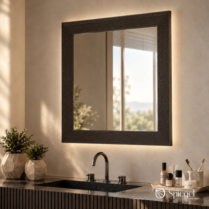 Diana Wandspiegel mit Aluminiumrahmen – Elegantes LED-Dekoratives Wandspiegel