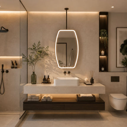 Majestic - Specchio Sospeso per Bagno