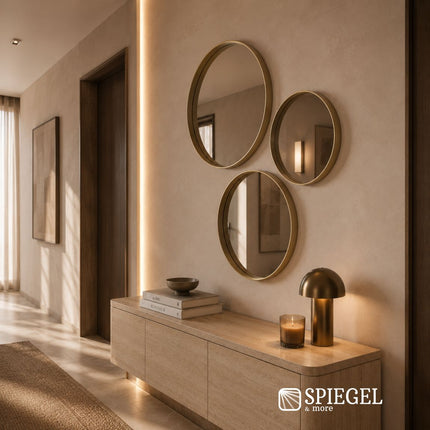 Trois Miroirs Mystérieux - Espejo triple redondo
